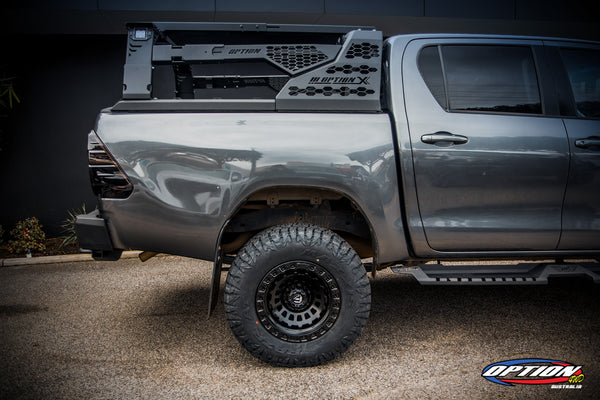 OPTION X BED RACK SYSTEM - TOYOTA HILUX REVO ROCCO (5/2018-8/2020 ...